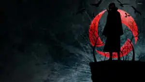 1920 X 1080 Naruto Itachi Uchiha Sillhouette