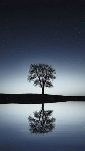 4K Android Black Tree