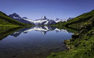 4k Nature Mountain Lake
