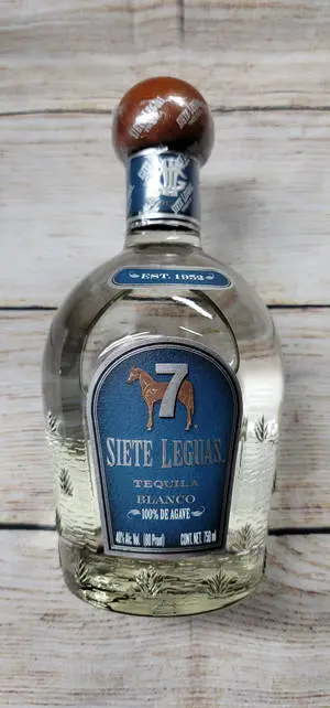  Caption: Siete Leguas Blanco Tequila Bottle Edition 
