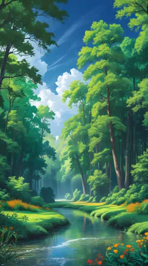 A beautiful natural view of nature