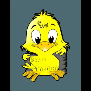 Adorable_ Easter_ Chick_ Greeting