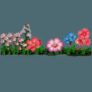 Aesthetic Garden Flowers PNG 94