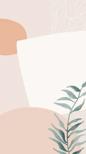Aesthetic Home Screen Empty White Paper Leaves