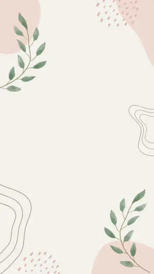 "Inspired by Nature: Aesthetic Leaf Wallpaper"