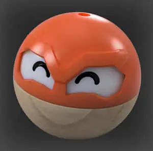 An animated Voltorb - Iconic Pokemon Character