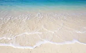 Beach Waves Hitting Sand