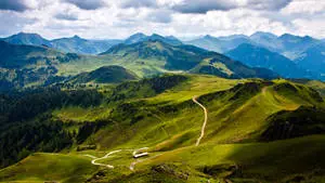 Beautiful Mountain Road View Desktop