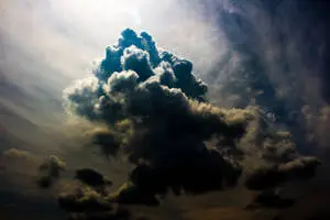 Beautiful Nature Dark Thick Clouds