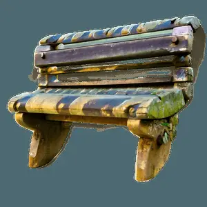 Bench in Nature PNG vkd83