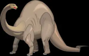 Brachiosaurus Dinosaur Illustration