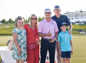 Brandt Snedeker Family With Brent Grant