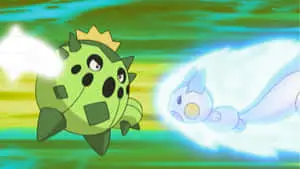 Cacnea And Pachirisu Battle