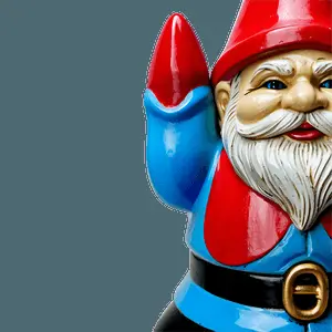 Ceramic Garden Gnome PNG 06132024