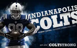 Colts Robert Mathis Poster
