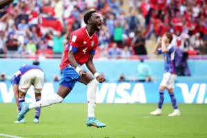 Costa Rica National Football Team First Goal Moment