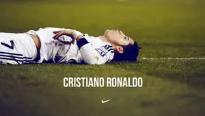 CR7 HD Lying On Grass