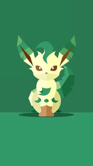 Cute Eeveelutions Green Artwork