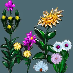 Cute Flowers PNG 58