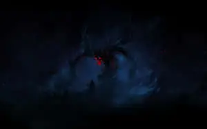 Dark Creature Lurking in the Shadows