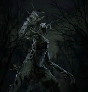 Mysterious Dark Creature Lurking in the Shadows