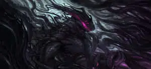 Mysterious Dark Creature in the Abyss