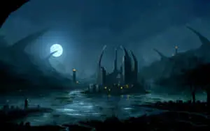 Mysterious Dark Landscape