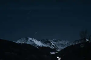 Mysterious Dark Landscape at Twilight