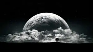 Enigmatic Dark Night Sky