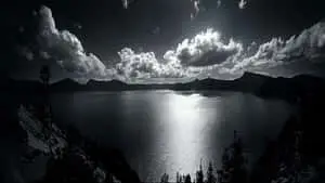 Mysterious Dark Sky at Night