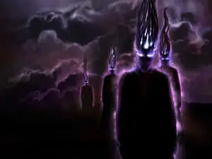 Mysterious Dark Spirit Lurking in the Shadows