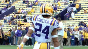 Derek Stingley Jr Of LSU Tigers