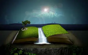 Effusive Waters In A Green Book