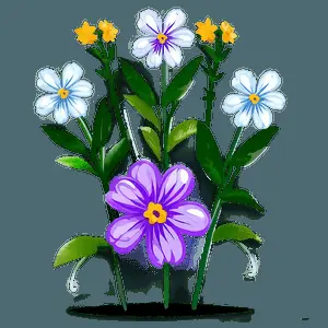 Elementary Flower PNG 14
