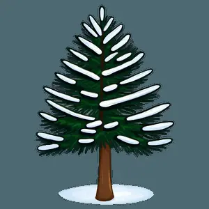 Evergreen Tree Sunrise PNG 56