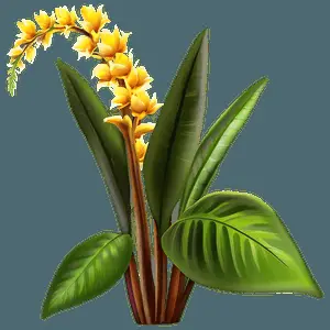 Exotic Flower Bush PNG 06122024