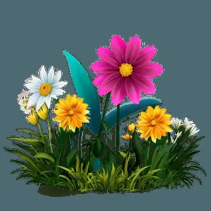 Flower Garden Inspiration PNG 06112024