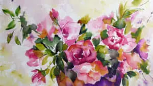 Captivating Floral Art: An Explosion of Colorful Blooms