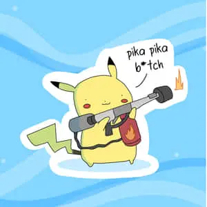 Funny Pokemon Pikachu Picture