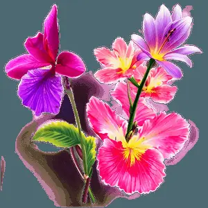 "Garden Glory: Stunning Flower PNG" a