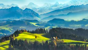 Glamorous Mountain Nature View