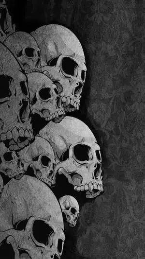 Corpse Skulls Gothic Phone