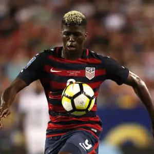 Gyasi Zardes Dribbles During CONCACAF Gold Cup