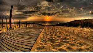 Hd Nature Beach Sunset