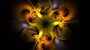 Colorful Abstraction in Shades of Yellow