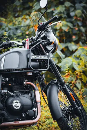 Himalayan Bike In Jungle