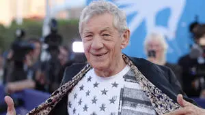Ian McKellen Wearing Hip Clothing