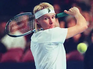 Jana Novotna About To Hit Ball