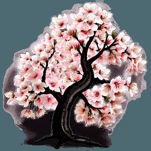 Japanese Cherry Tree PNG opr