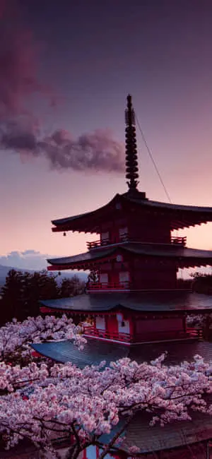 Churei Tower Japanese iPhone